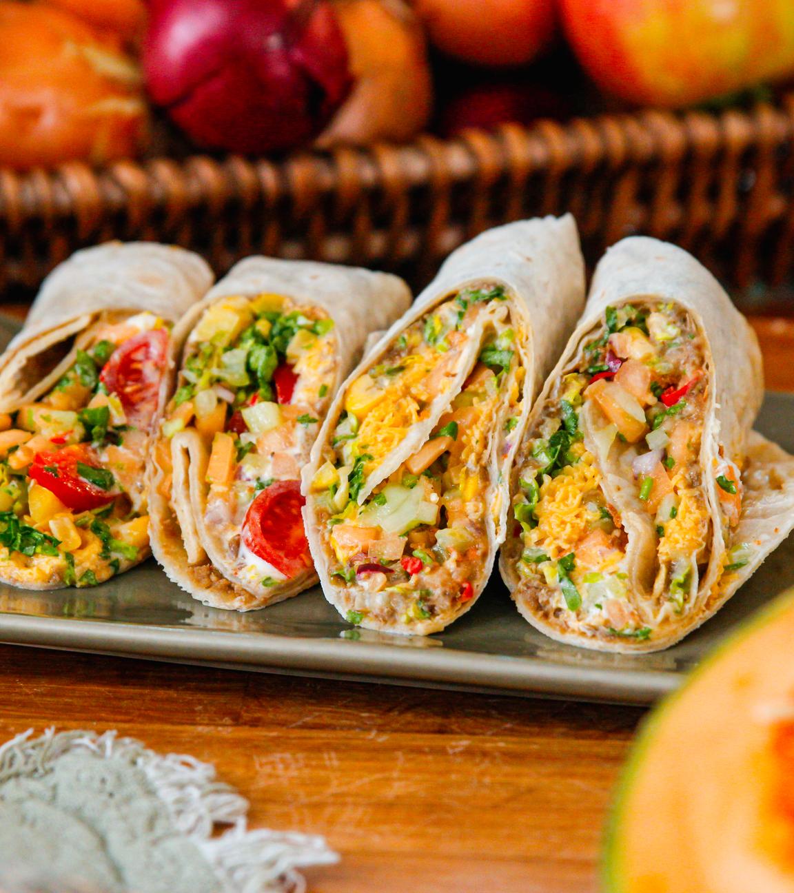 Chili-Linsen-Wrap