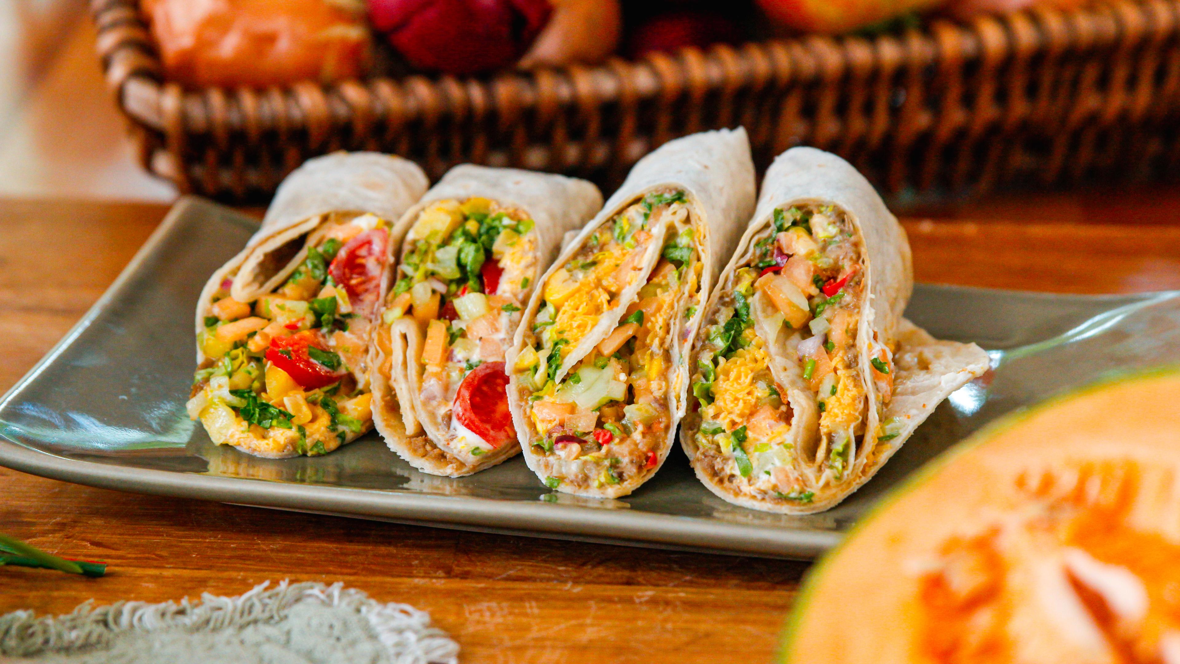 Chili-Linsen-Wrap