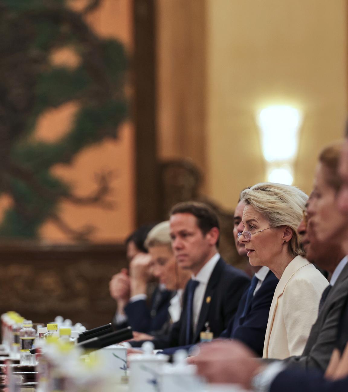 EU-Kommissionspräsidentin Ursula von der Leyen zu Besuch in China.