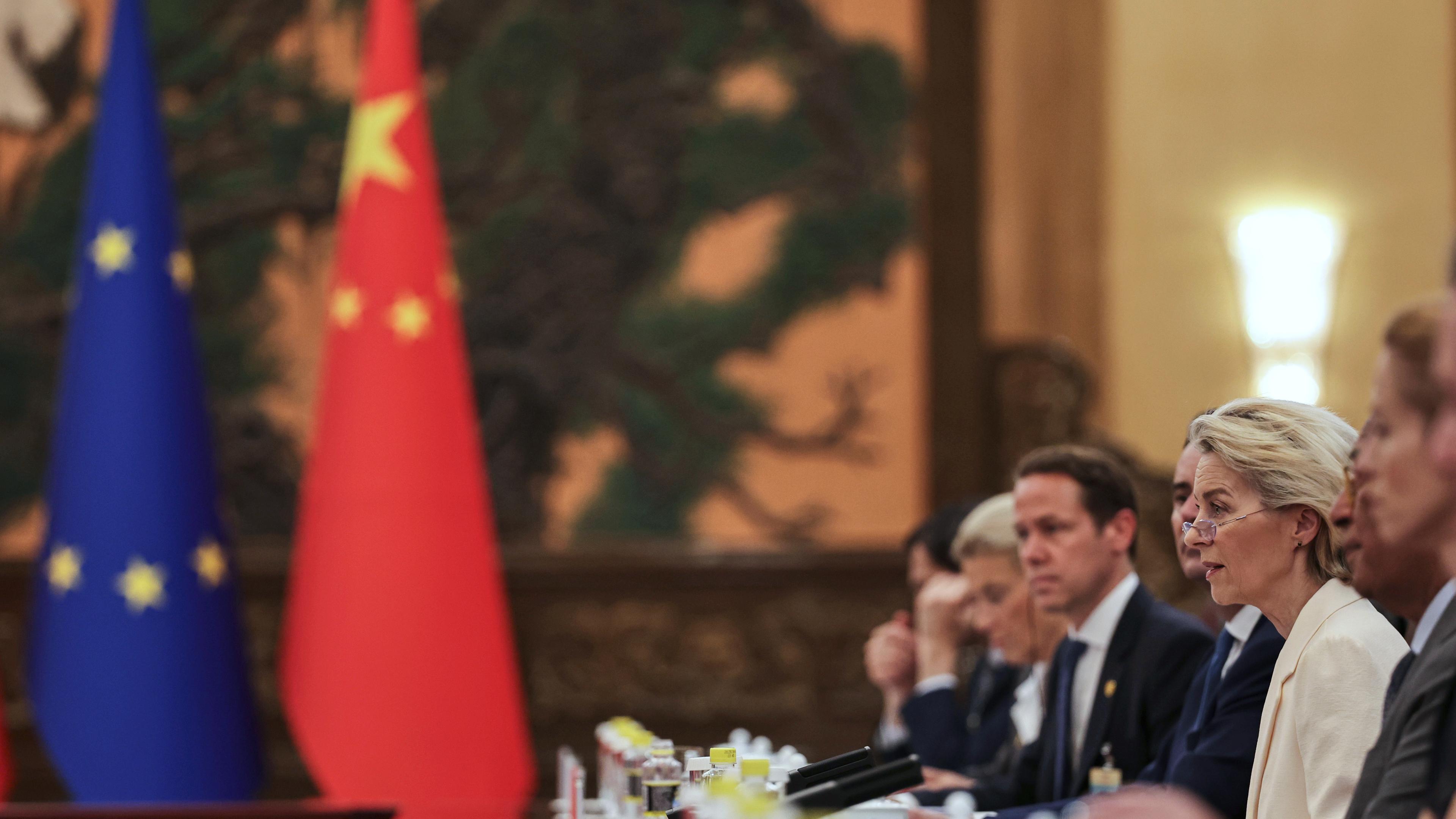 EU-Kommissionspräsidentin Ursula von der Leyen zu Besuch in China.