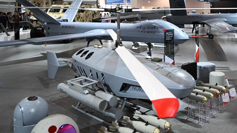 Drohnen auf der 15. Internationalen Luft- und Raumfahrtausstellung in China