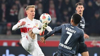 Stuttgarts Lauf hält an: 3:2 gegen Frankfurt