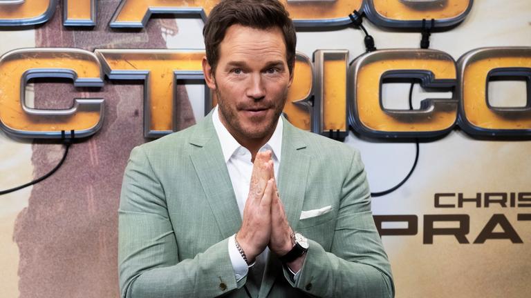 Chris Pratt bei der Premiere von The Electric State in Madrid.
