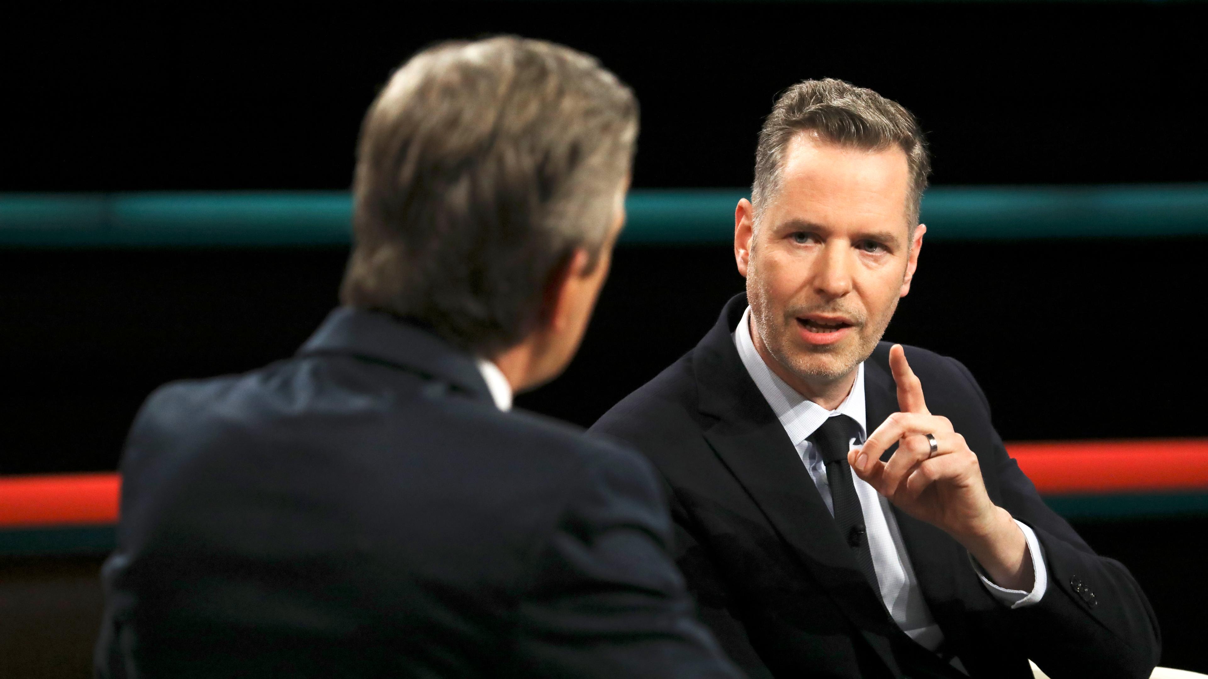Christian Dürr in der Sendung Markus Lanz