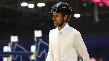 7. November 2025, Verona, Venetien, Italien: Der amtierende Olympiasieger Christian Kukuk aus Deutschland beim Longines FEI Jumping World Cup Verona 2025 im Pala Volkswagen in Verona, Italien.