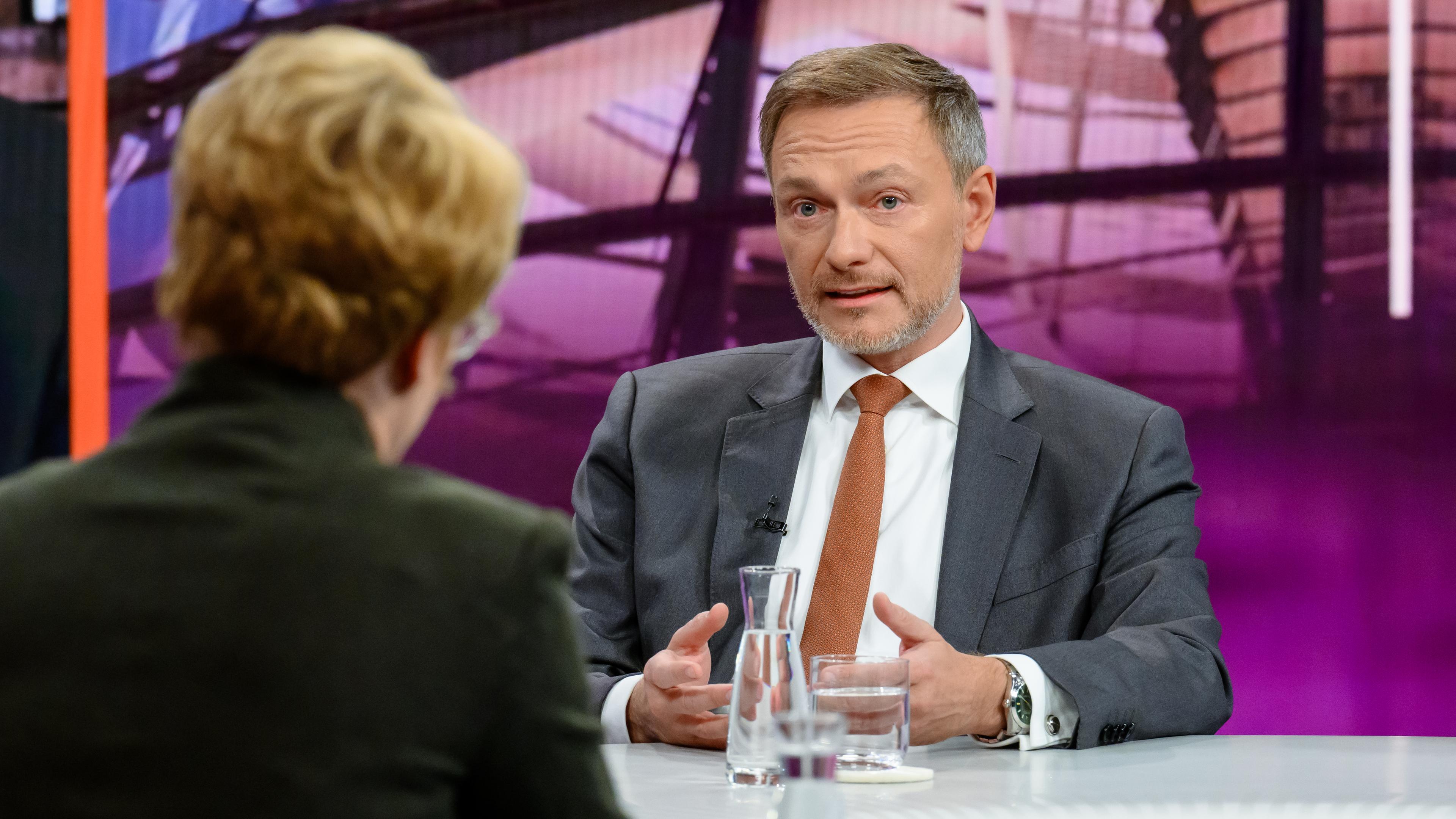 Christian Lindner bei Maybrit Illner