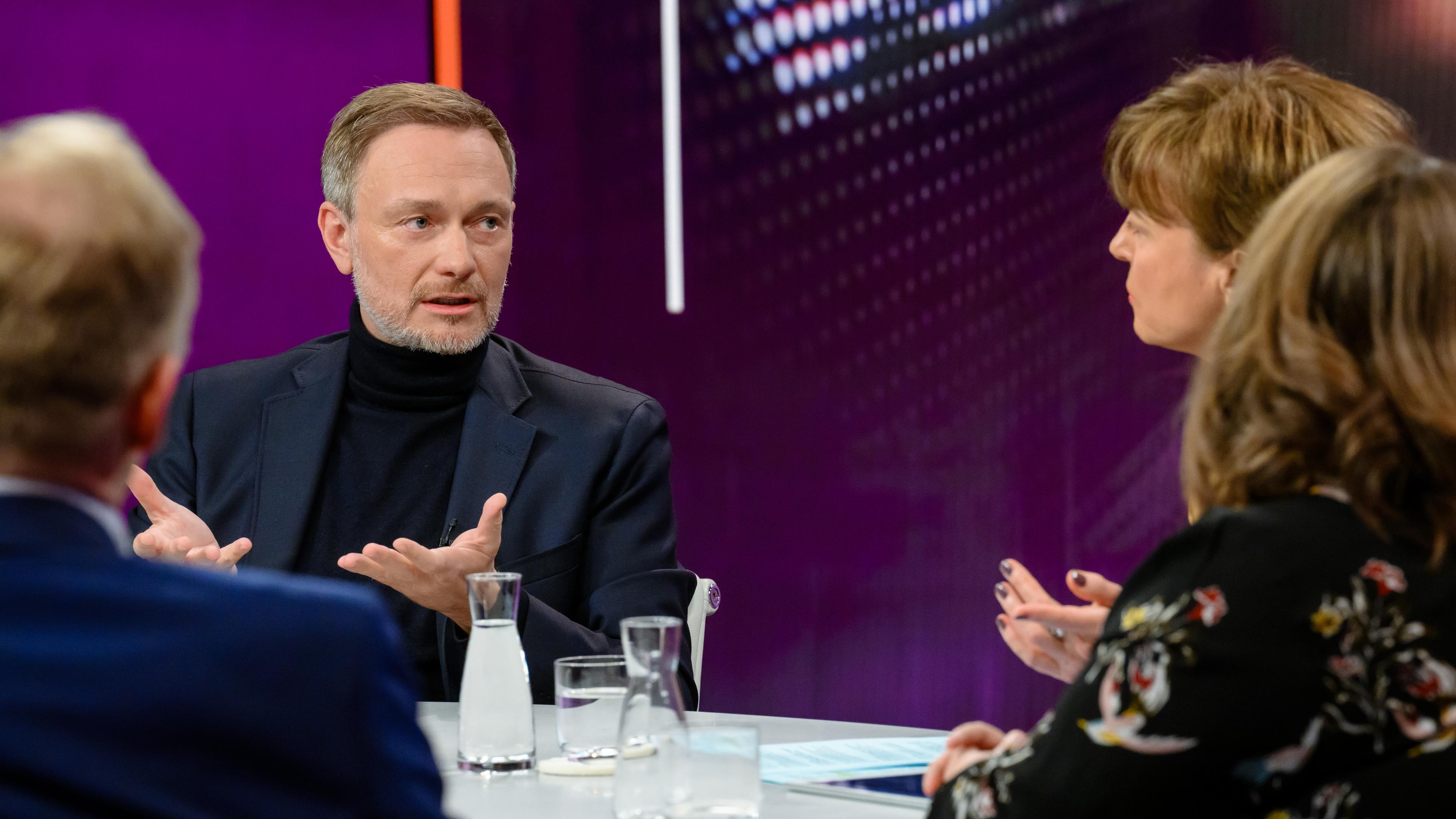 Christian Lindner bei Maybrit Illner