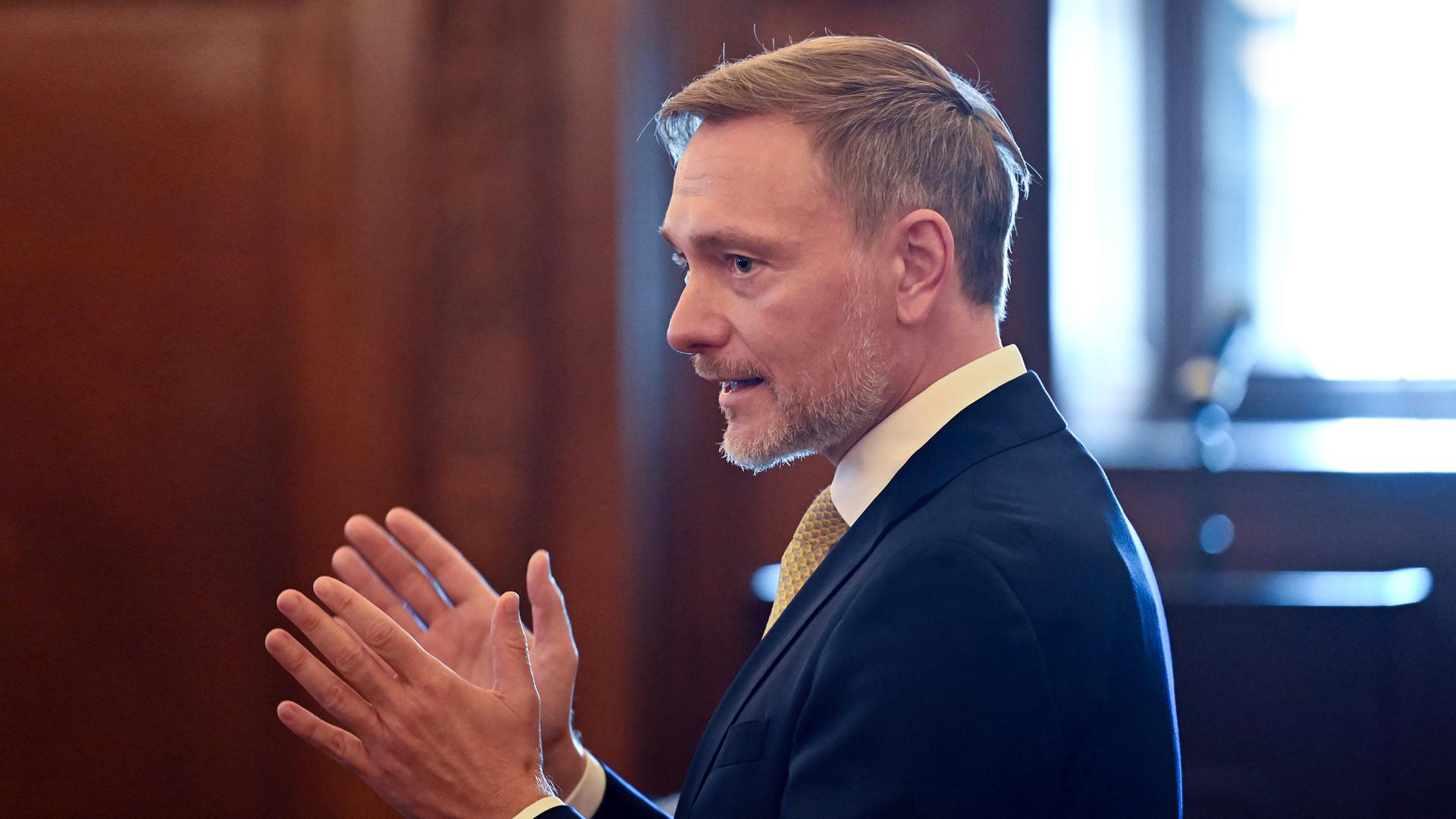 Finanzminister Christian Lindner fordert eine Neuausrichtung beim Bürgergeld. (Archivbild)