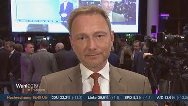 FDP-Chef Christian Lindner zur Wahl in Thüringen