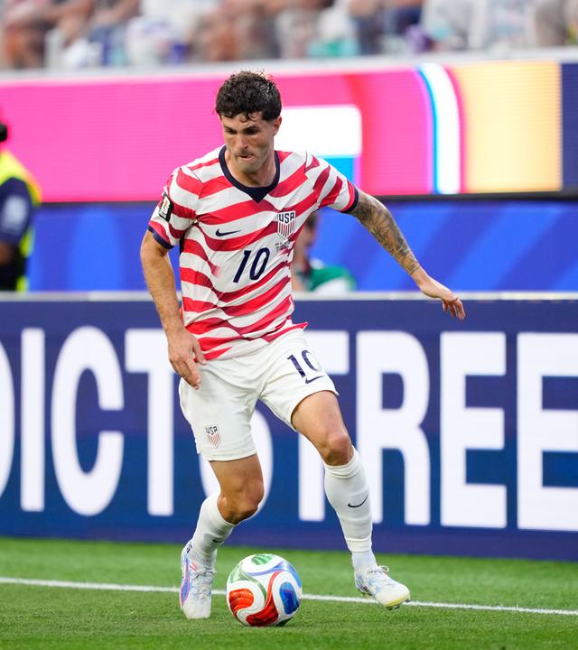 Christian Pulisic (USA) in Aktion am 12.06.2026 in Inglewood.