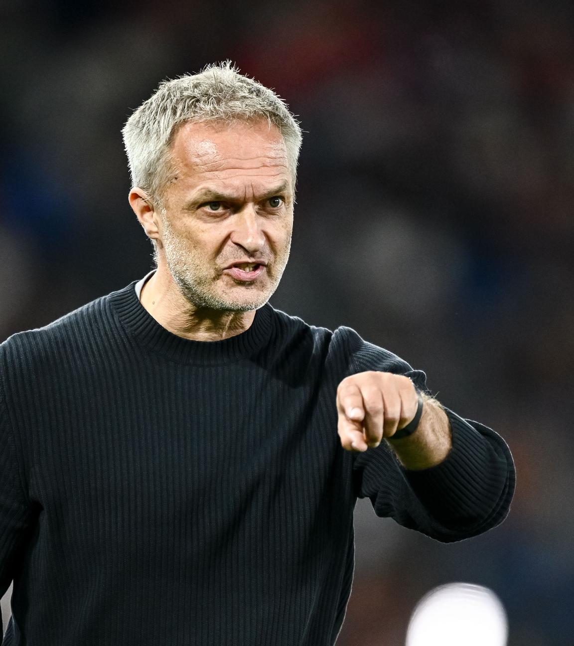 Bundestrainer Christian Wück während des Viertelfinales gegen Frankreich