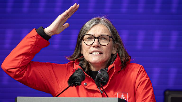 Christiane Benner, aufgenommen am 15.03.2025 in Hannover