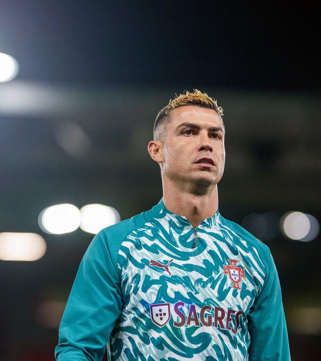 Christiano Ronaldo beim Spiel Norwegen gegen Portugal am 27.09.2026 in Oslo. 