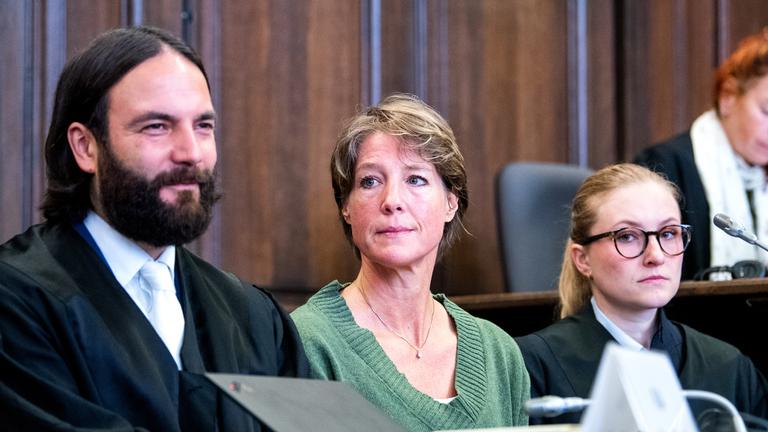 Christina Block sagt vor Gericht aus
