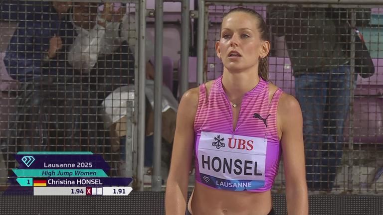 Diamond League in Lausanne: Christina Honsel