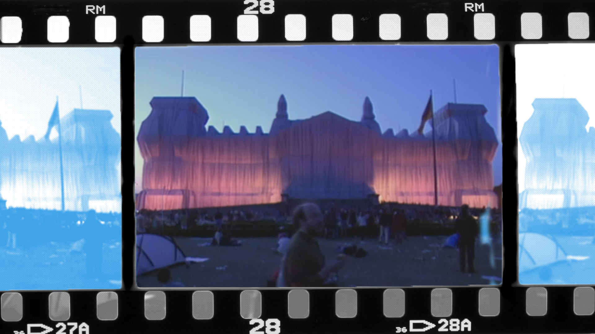 Der verhüllte Reichstag in Berlin