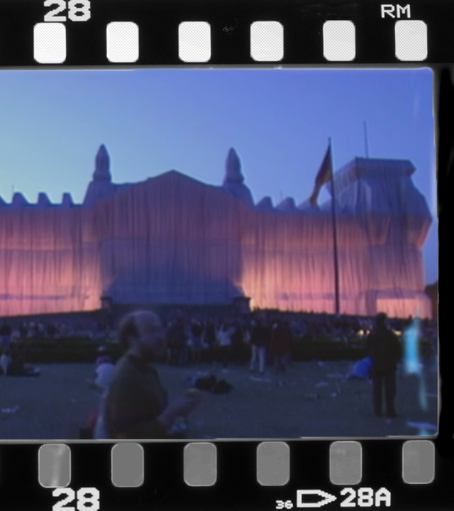 Der verhüllte Reichstag in Berlin