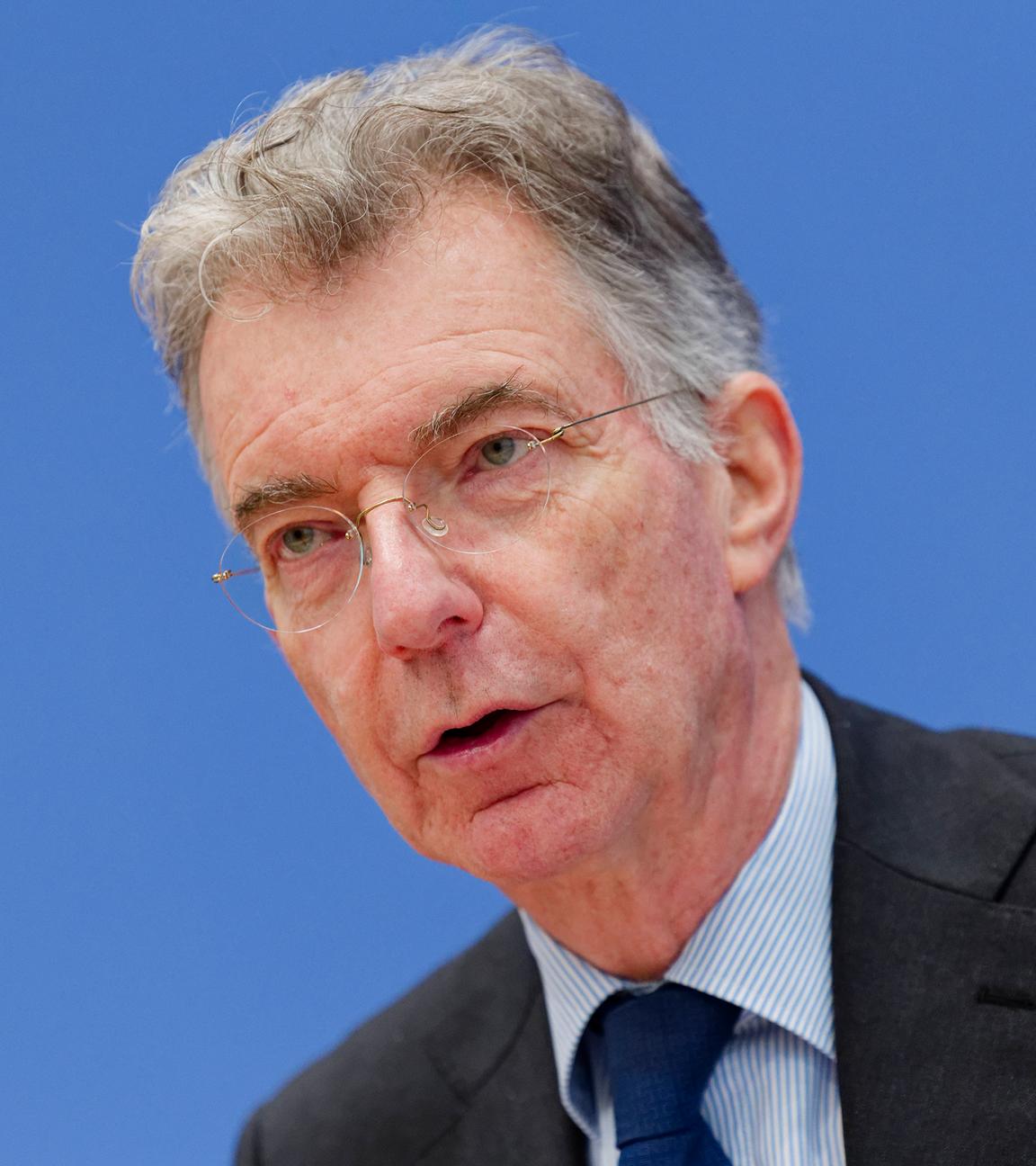 Dr. Christoph Heusgen, der ehemalige MSC-Vorsitzender bei der Bundespressekonferenz zur Münchner Sicherheitskonferenz (MSC), am 10.02.2025 in Berlin.