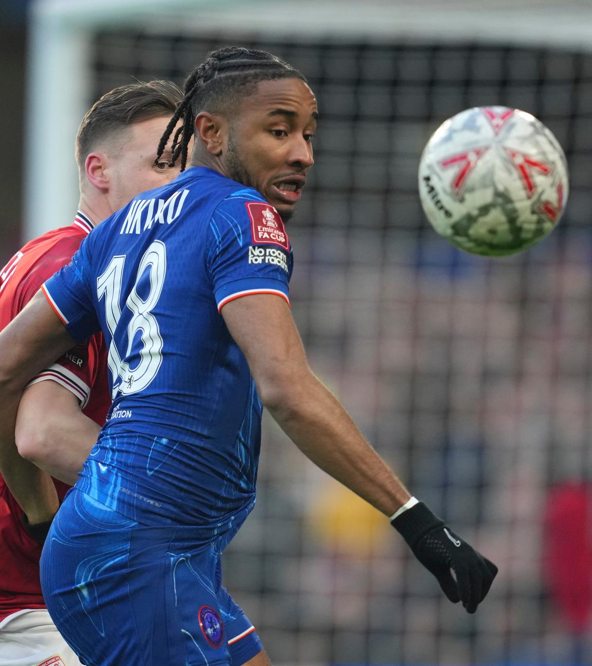 Chelseas Christopher Nkunku im FA-Cup-Spiel gegen Morecambe