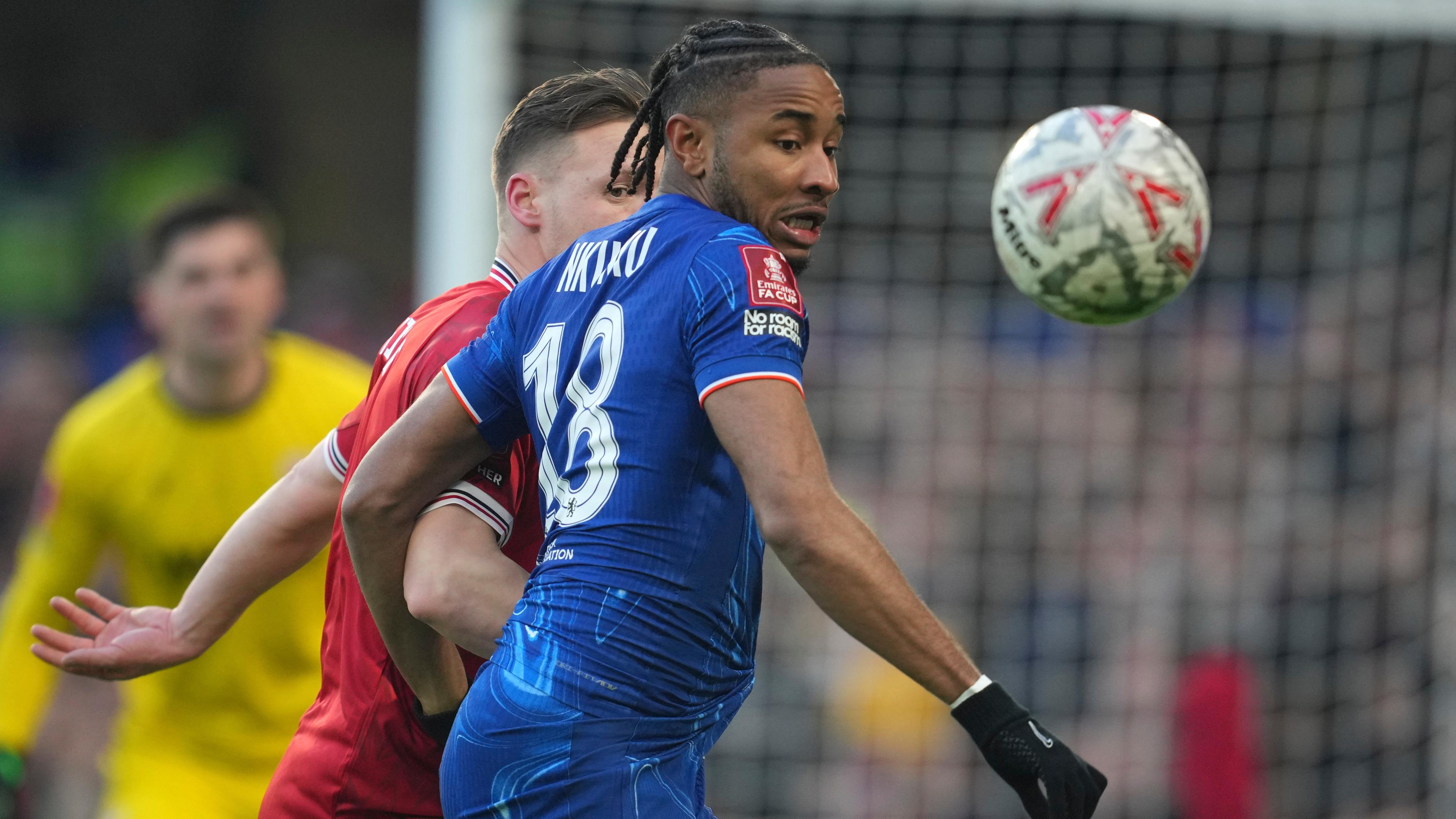 Chelseas Christopher Nkunku im FA-Cup-Spiel gegen Morecambe