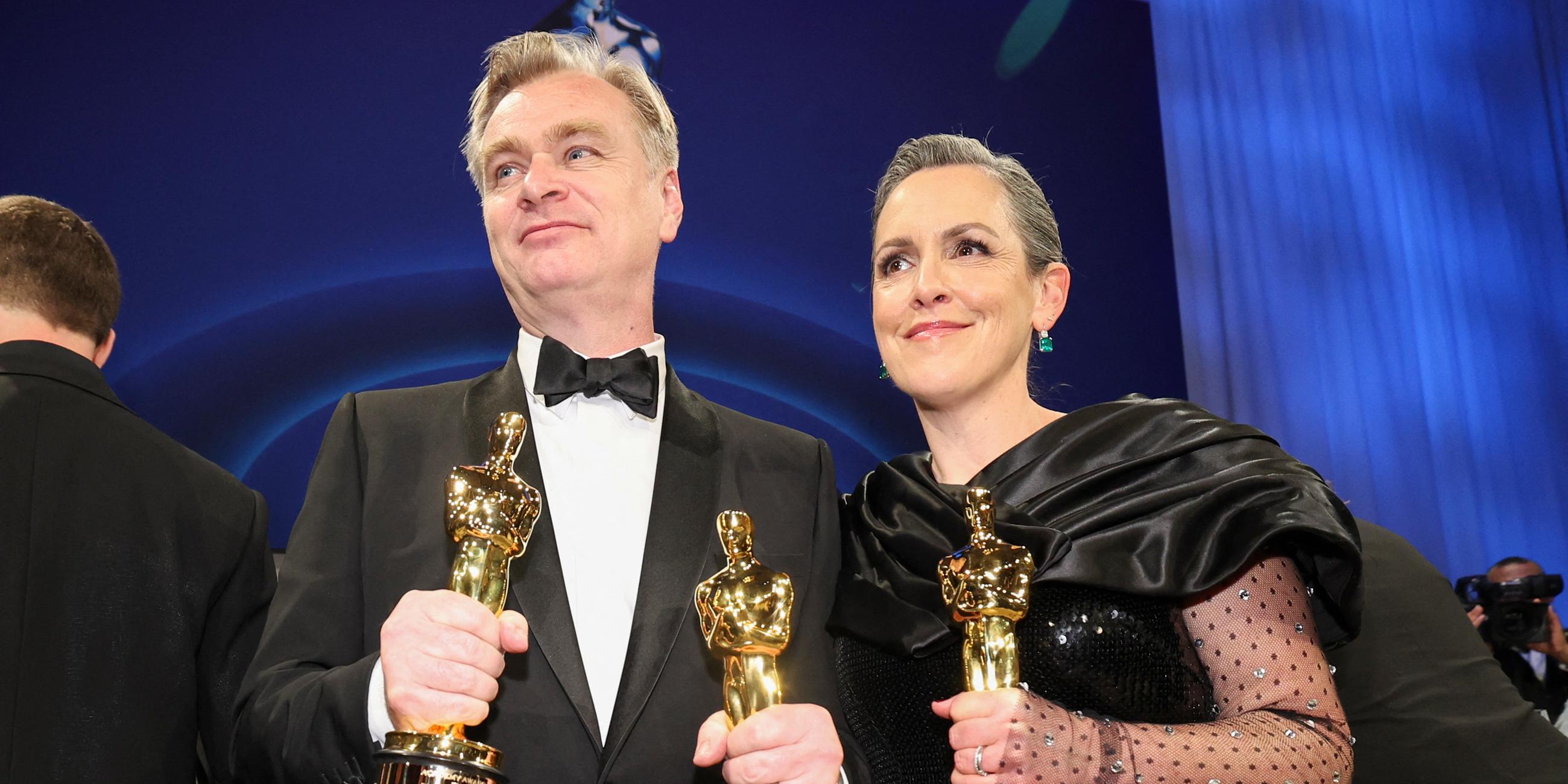 Christopher Nolan and Emma Thomas am 10.03.2024.