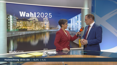 Tino Chrupalla von der AfD mit einer Reaktion zur Bundestagswahl 2025.