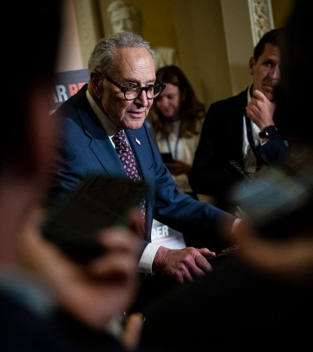 Chuck Schumer, Minderheitsführer der Demokraten im US-Senat