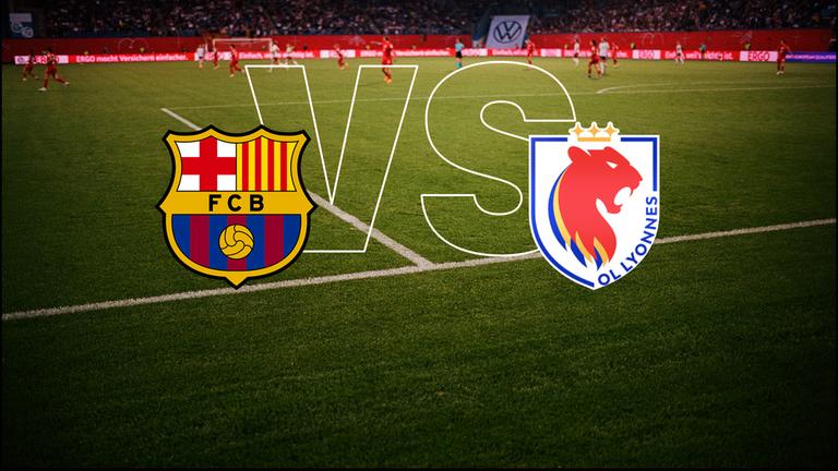 Champions League Frauen Spielpaarung FC Barcelona - OL Lyonnes