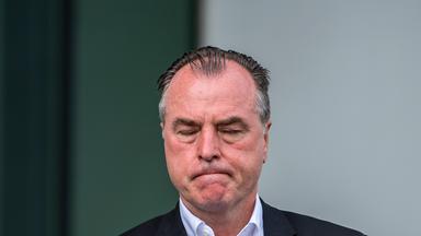Fleischfabrikant Clemens Tönnies auf einer Pressekonferenz am 20.06.2020