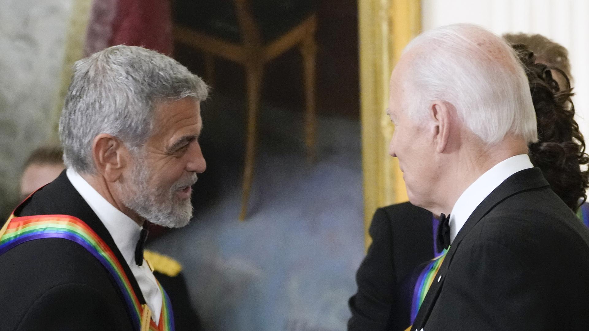 George Clooney und Joe Biden