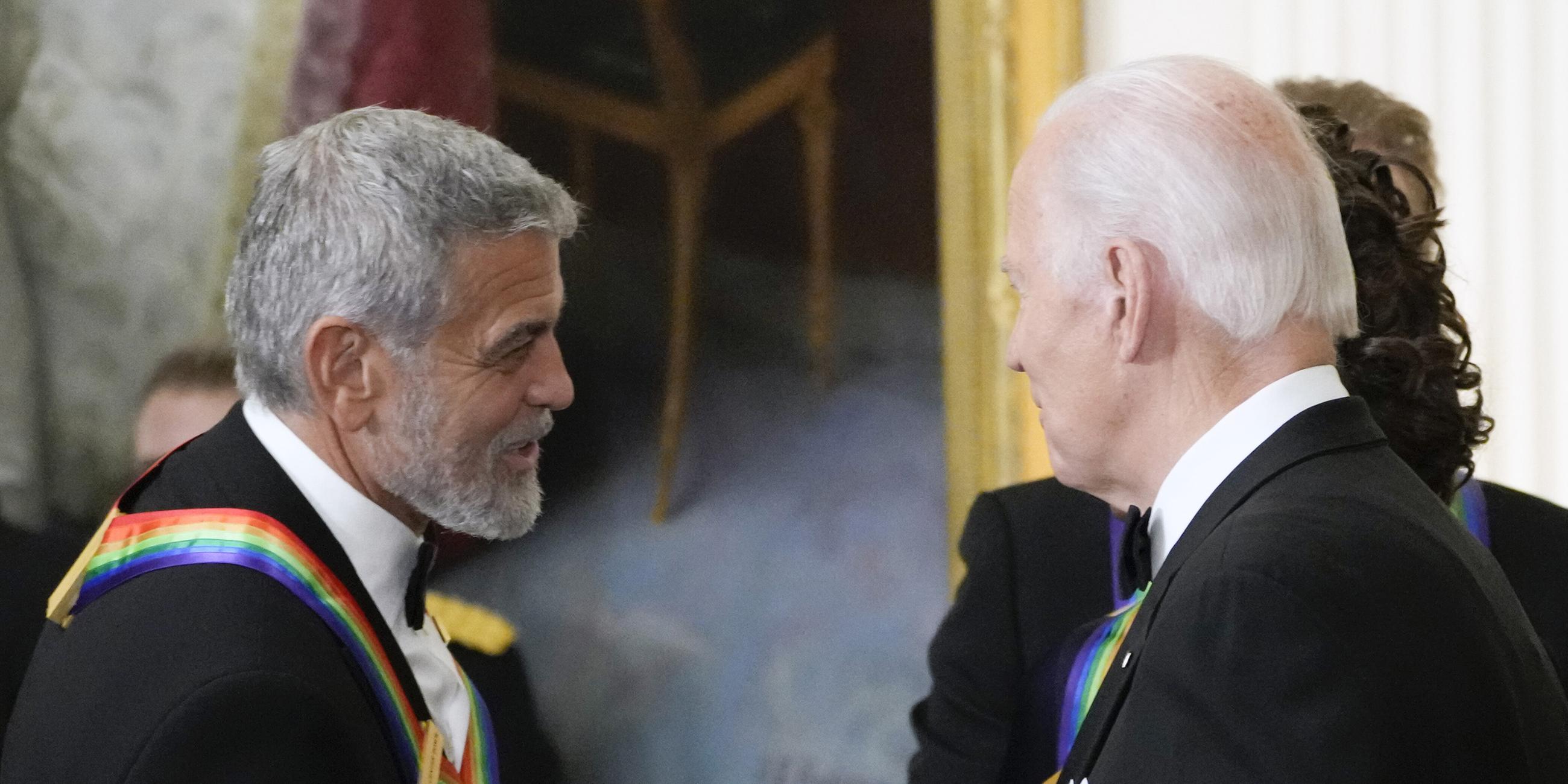 George Clooney und Joe Biden