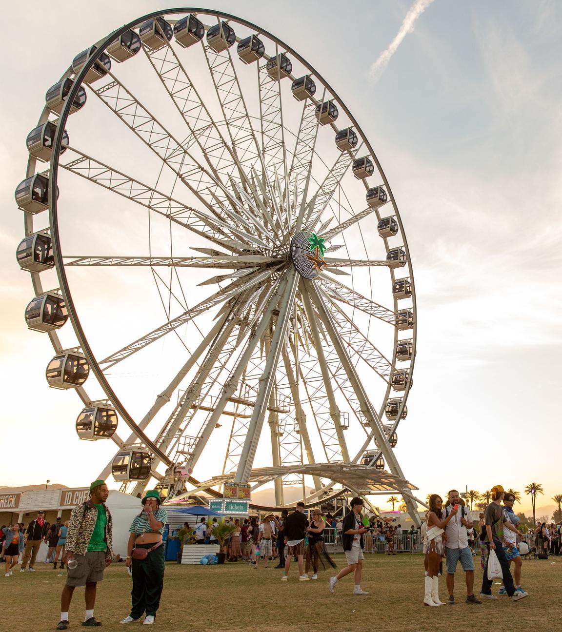 General atmosphere during Coachella Valley Music and Arts Festival at Empire Polo Club in Indio, California