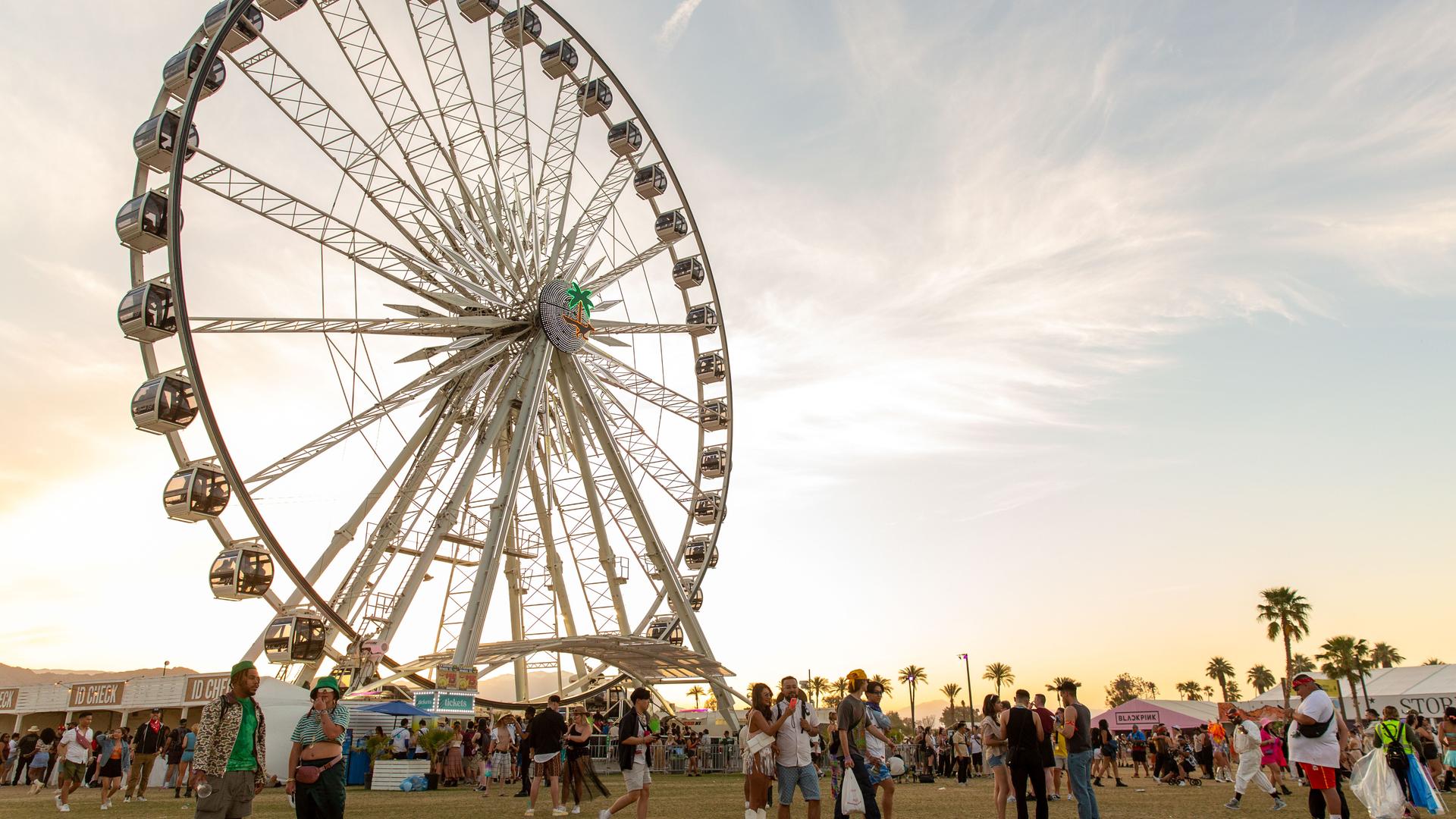 General atmosphere during Coachella Valley Music and Arts Festival at Empire Polo Club in Indio, California