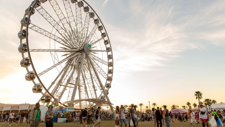 General atmosphere during Coachella Valley Music and Arts Festival at Empire Polo Club in Indio, California