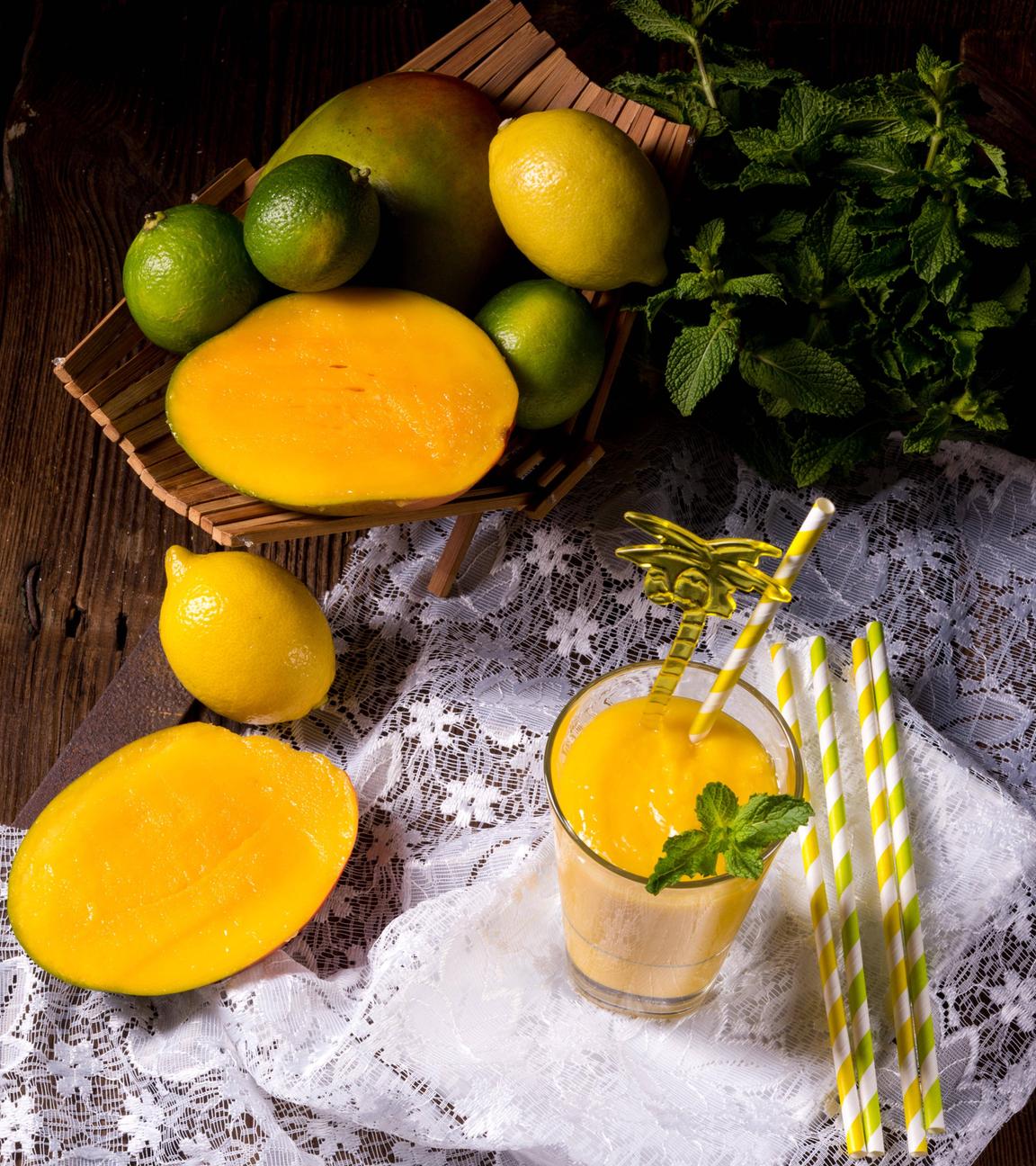 Cocktail mit Mango