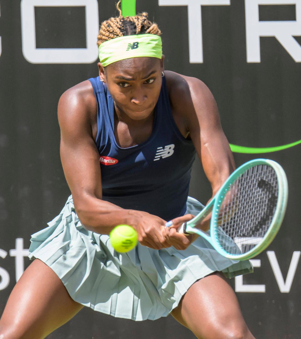 Coco Gauff in Aktion.