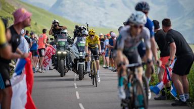 19. Juli 2023: Jonas Vingegaard fährt über den Col de la Loze
