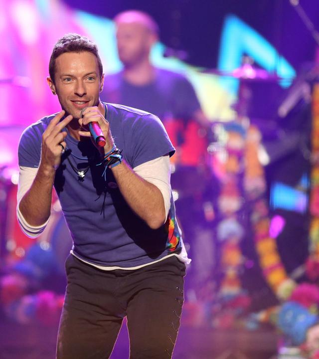 Sänger der band Coldplay 