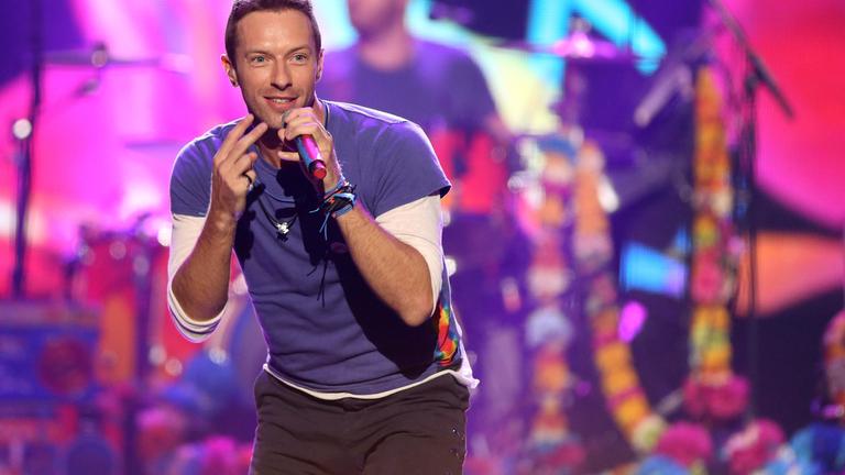 Sänger der band Coldplay 