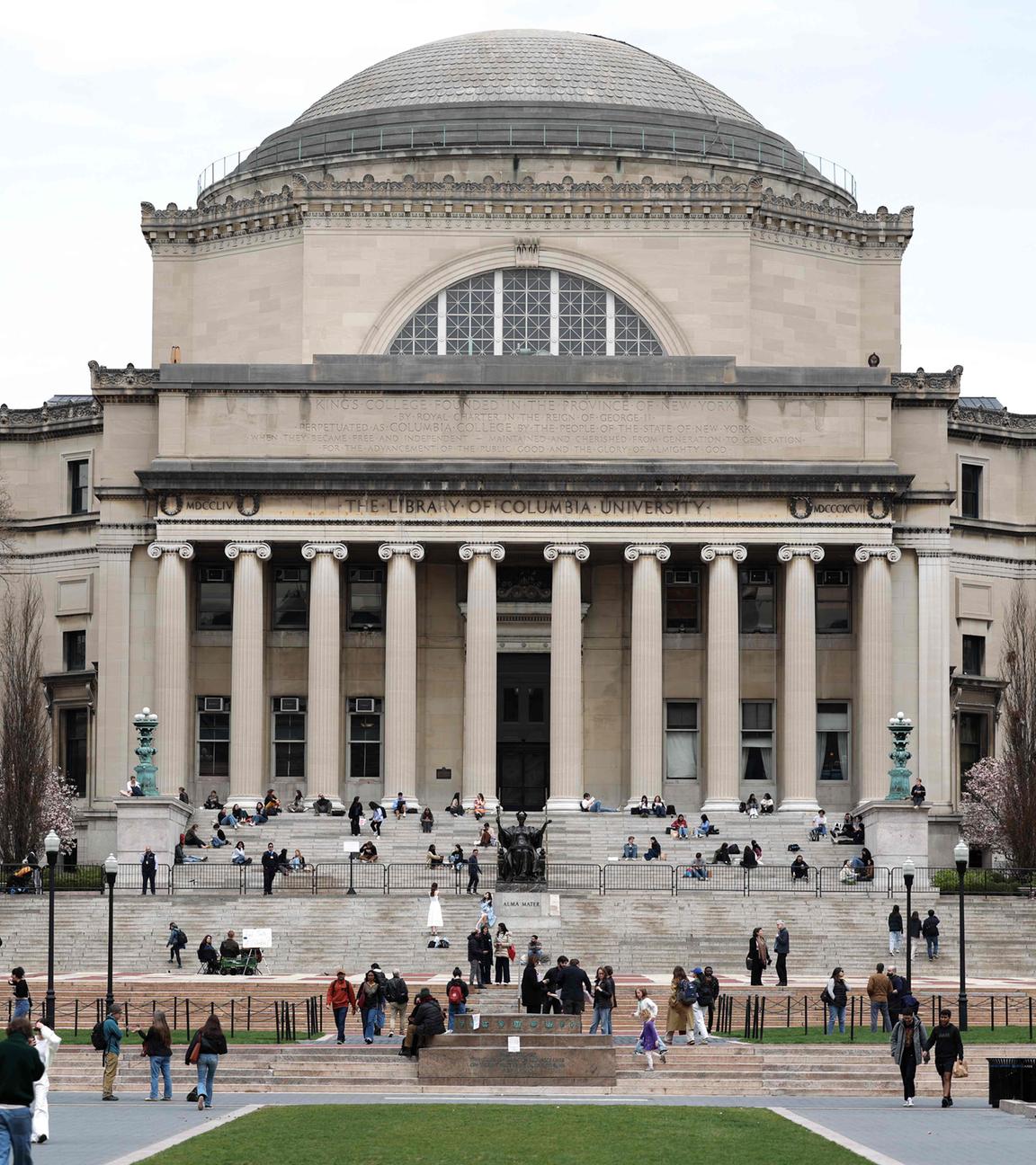 Archiv: Campus der Columbia University am 14. April 2025 in New York City, USA