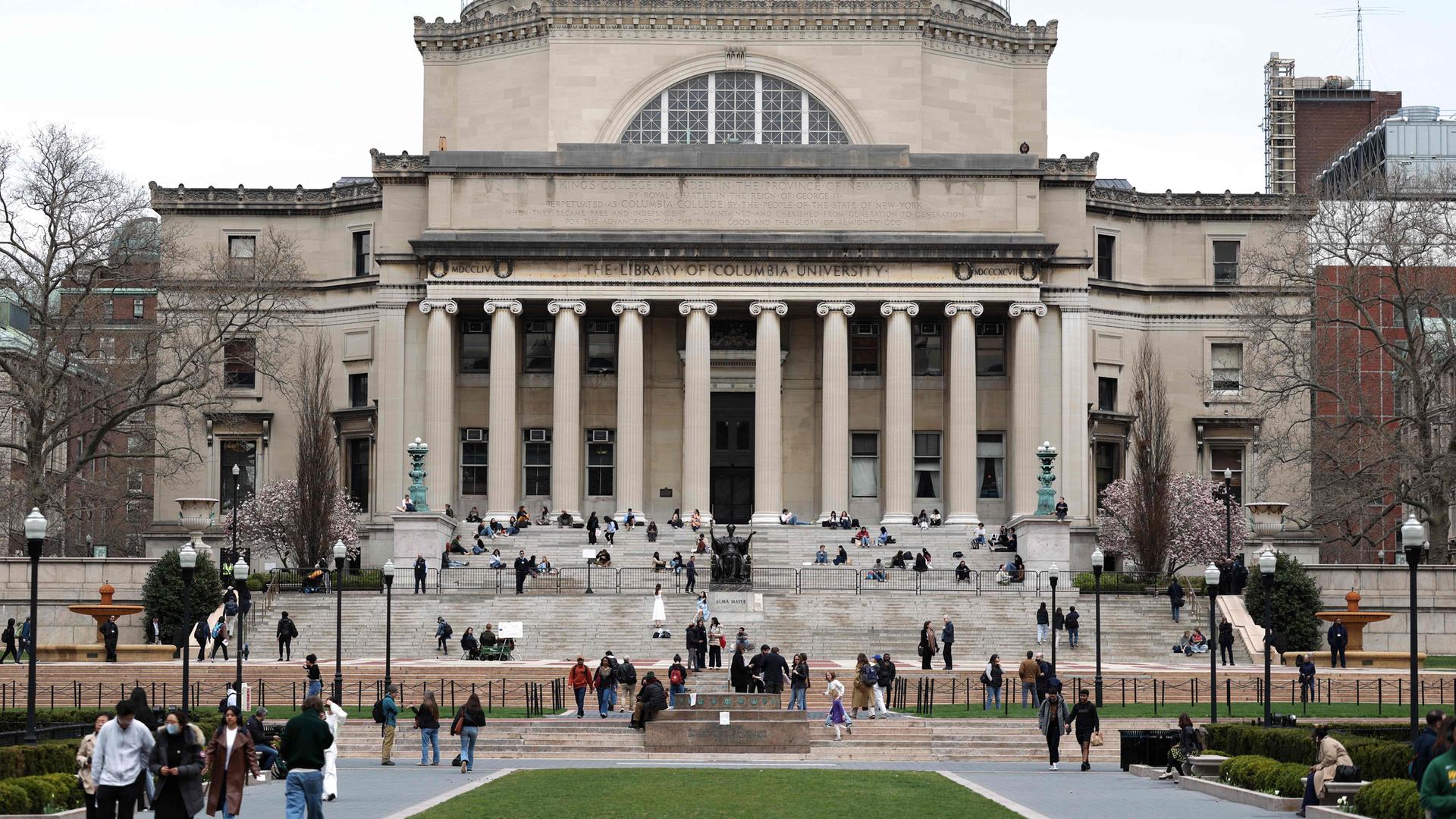 Archiv: Campus der Columbia University am 14. April 2025 in New York City, USA