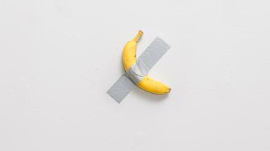 Das Kunstwerk "Comedian" von Maurizio Cattelan (undatierte Aufnahme).