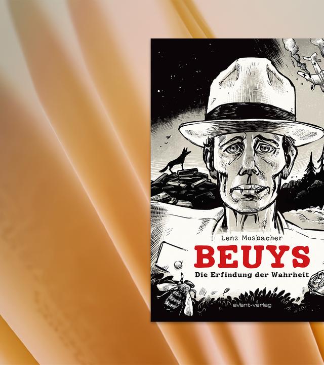 Auf dem Cover des Comicbuches sieht man die Schwarz-Weiß-Illustration eines hagerern Mannes.