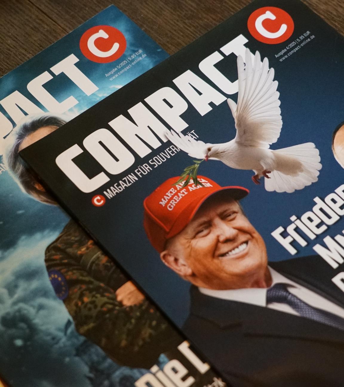 Das Magazin Compact darf weiterhin erscheinen und verkauft werden. Die Aufhebung des Verbotes ist u, a. mit der Pressefreiheit begruendet worden