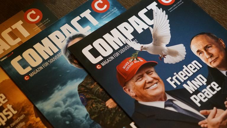 Das Magazin Compact darf weiterhin erscheinen und verkauft werden. Die Aufhebung des Verbotes ist u, a. mit der Pressefreiheit begruendet worden