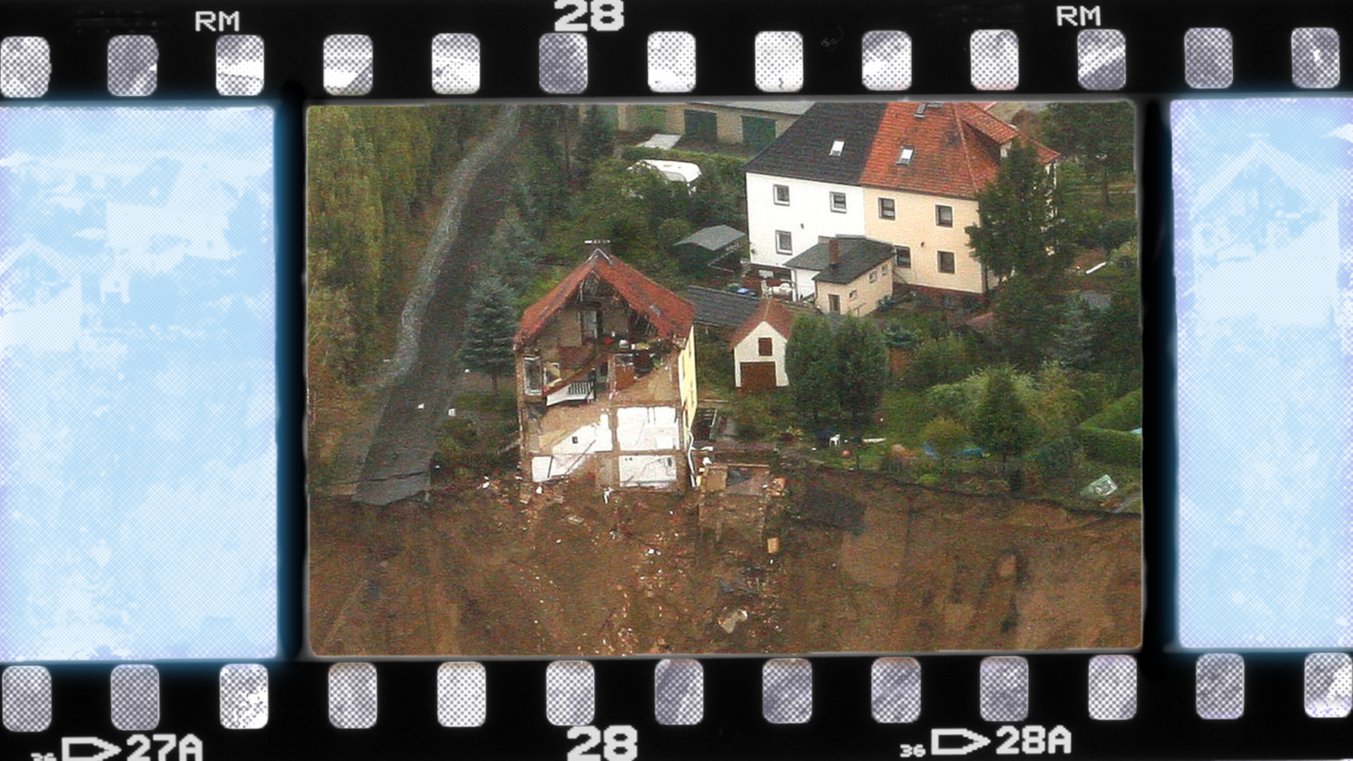 abruchstelle am concordia-see in nachterstedt