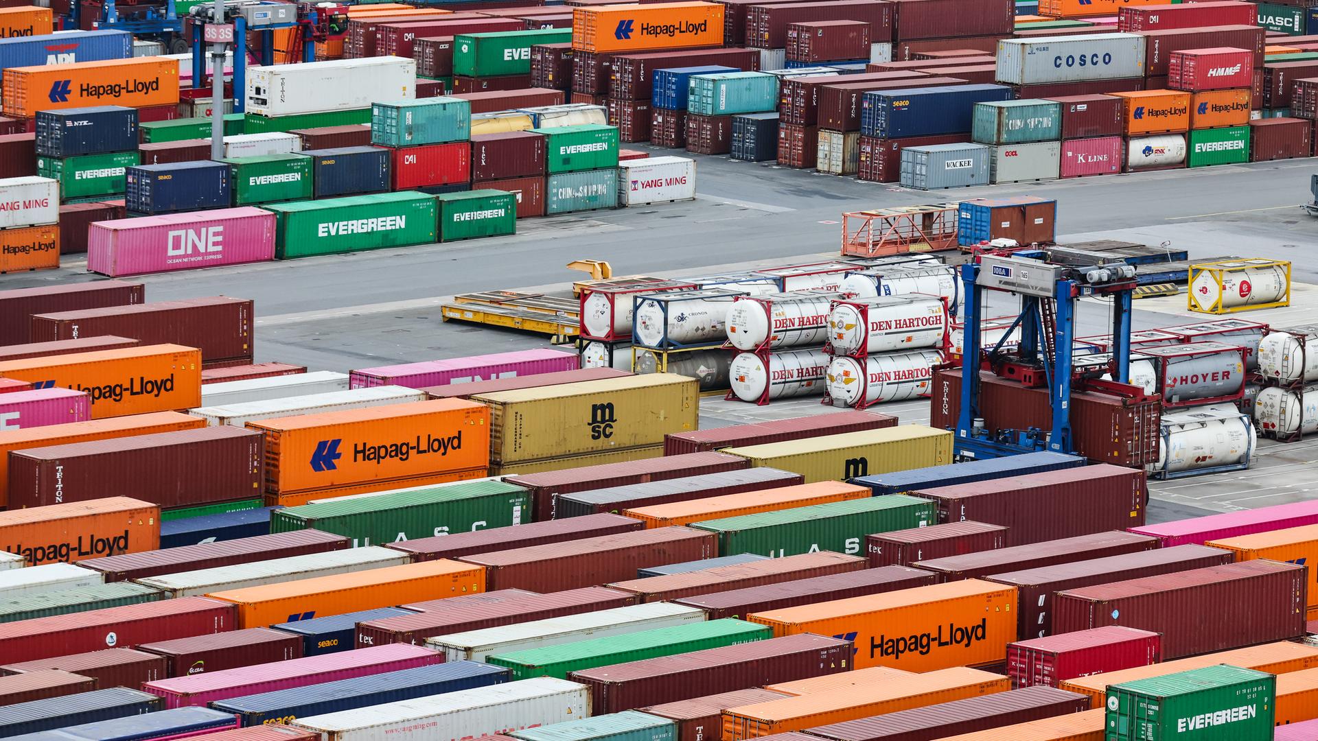 Containerterminal am Hamburgerhafen