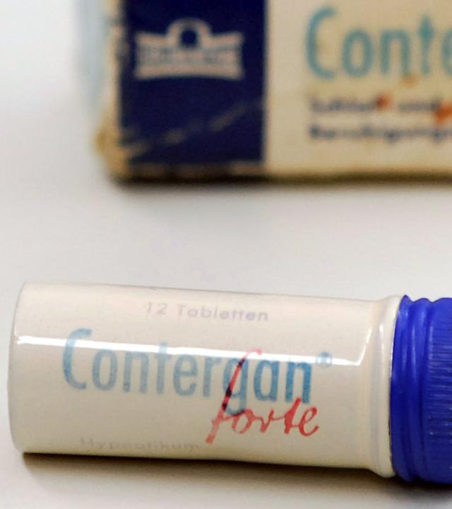 Contergan-Tablettenröhrchen