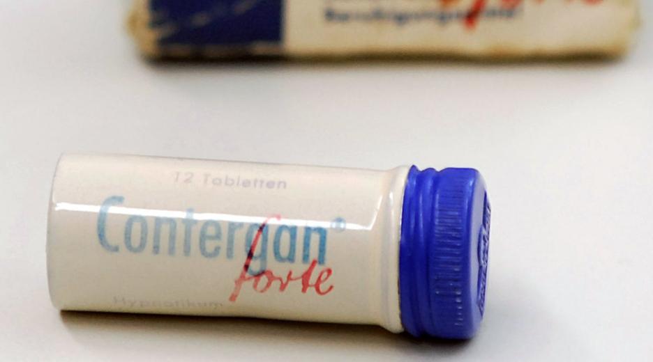 Contergan-Tablettenröhrchen