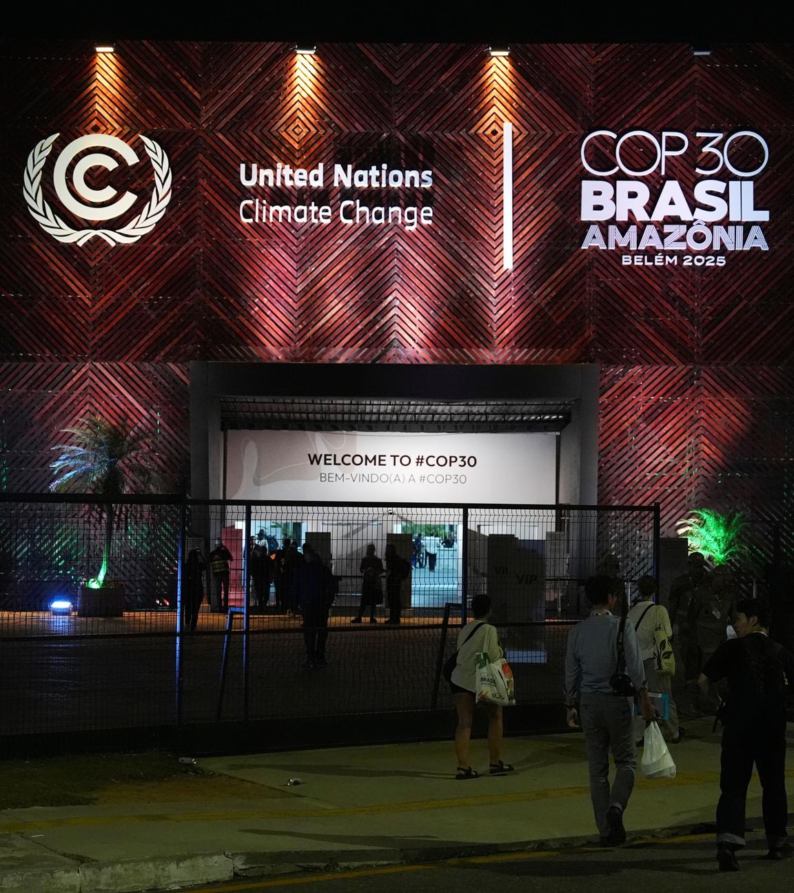 Das Gelände und Gebäude der Weltklimakonferenz in Brasilien ist zu sehen.